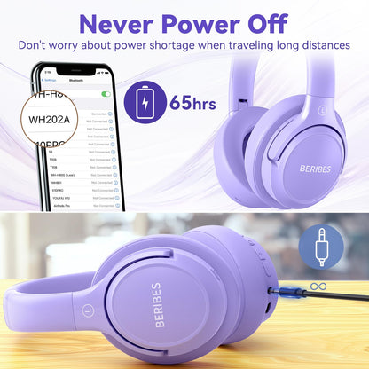 BERIBES Bluetooth Headphones Over Ear