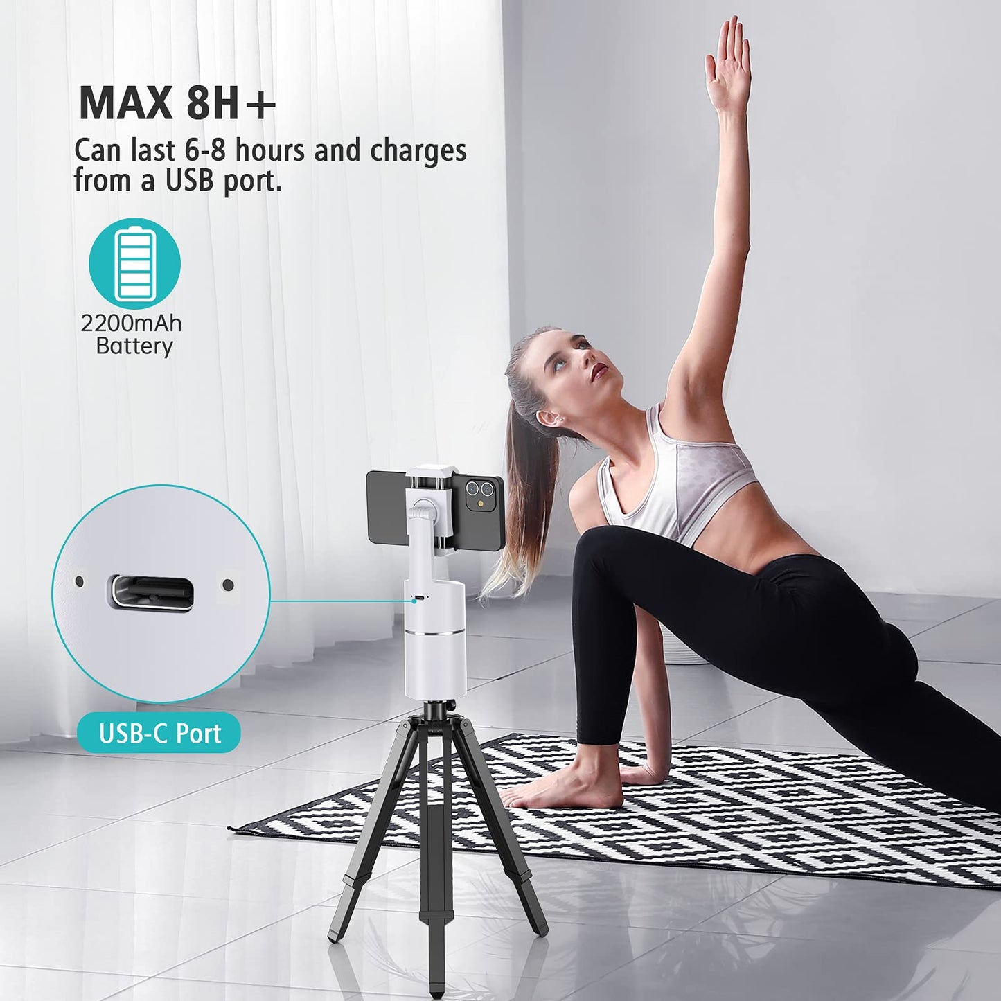 AI Auto Face Tracking Phone Holder