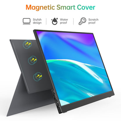 MNN Portable Monitor 15.6inch FHD 1080P USB C HDMI Gaming Ultra-Slim