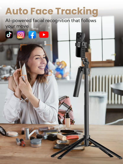AI Face Tracking Phone Tripod