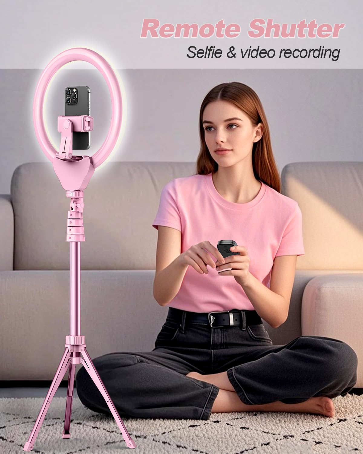 14-Inch Ring Light with Foldable Tripod
