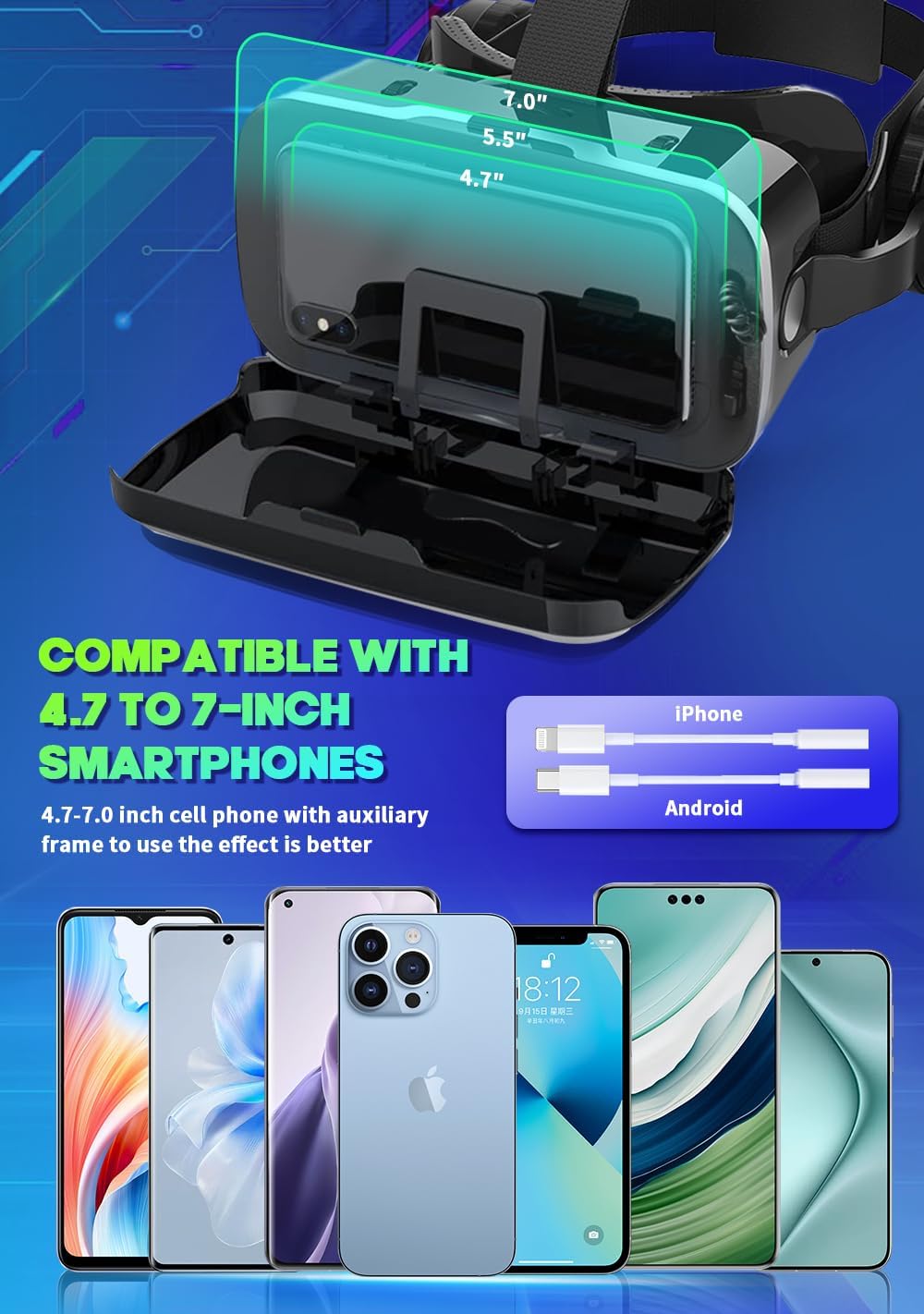 Smart VR Headset for Smartphones