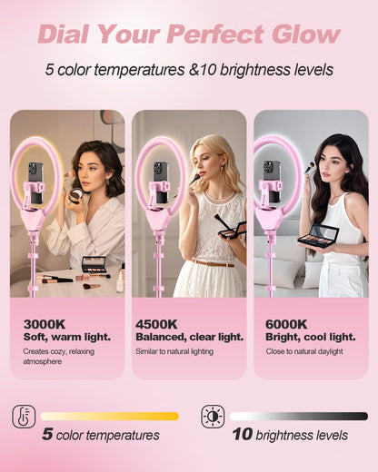 14-Inch Ring Light with Foldable Tripod