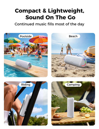 Bluetooth Speaker with HD Sound, Portable Wireless, IPX5 Waterproof