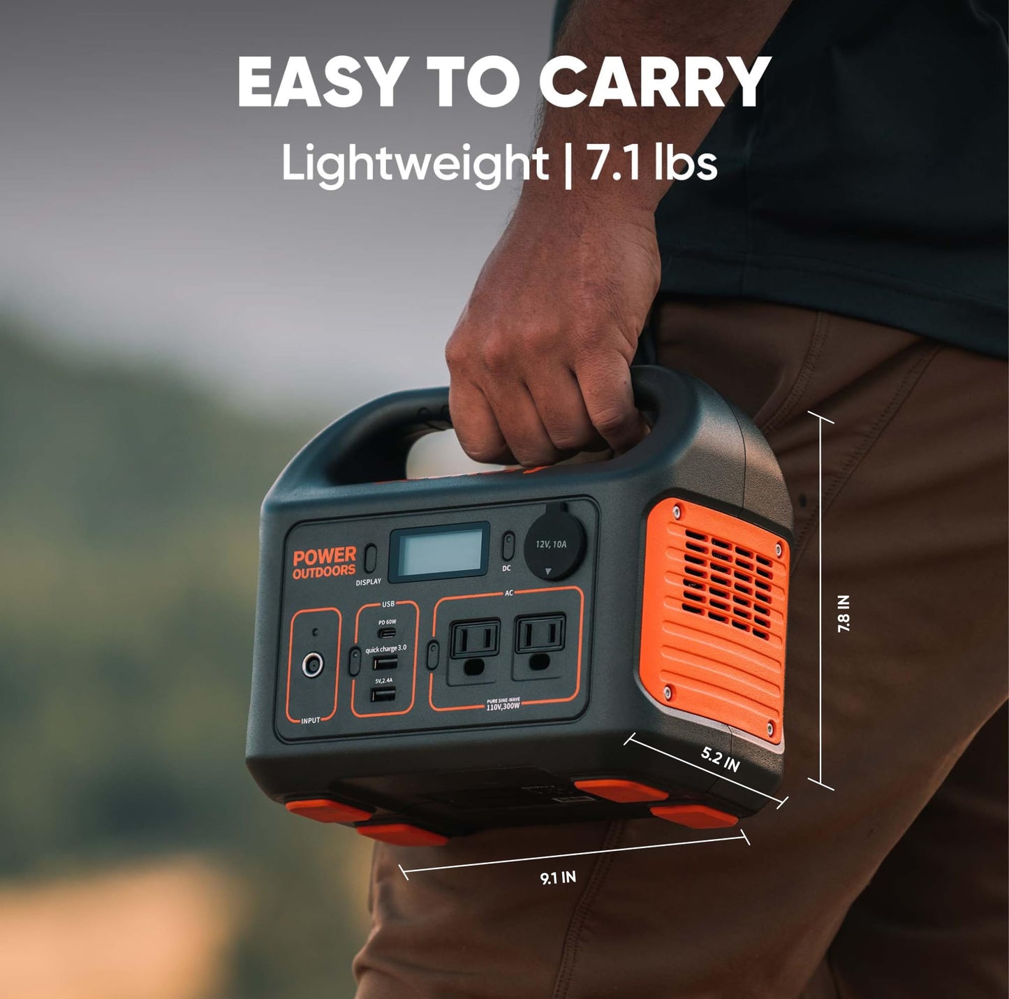 Portable Power Station 293Wh