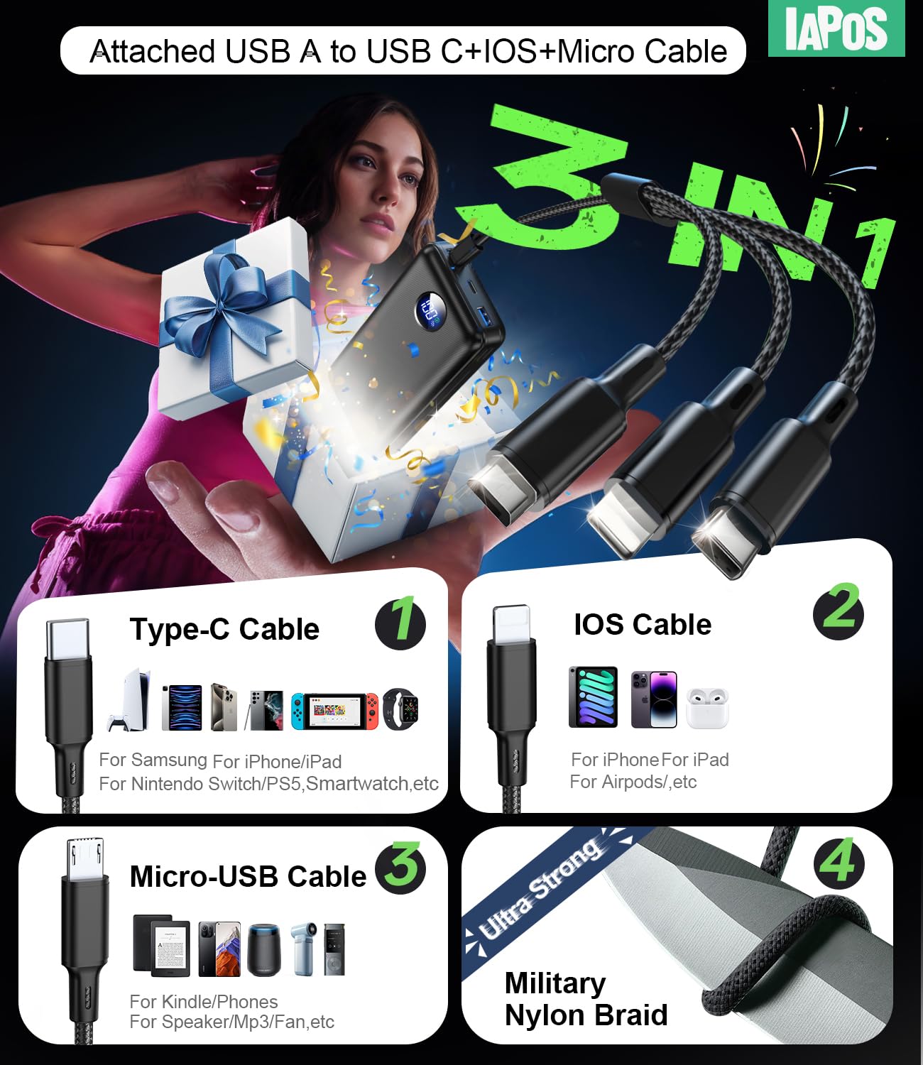 Ultra High-Capacity 60,000mAh Power Bank
