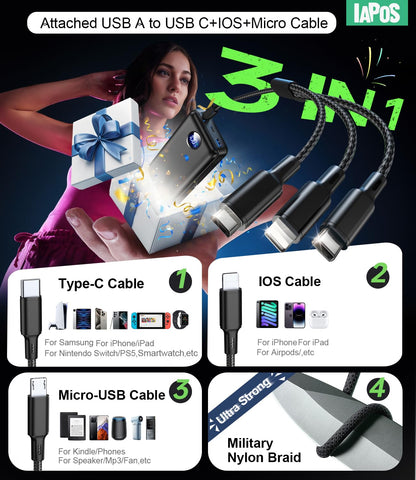 Ultra High-Capacity 60,000mAh Power Bank