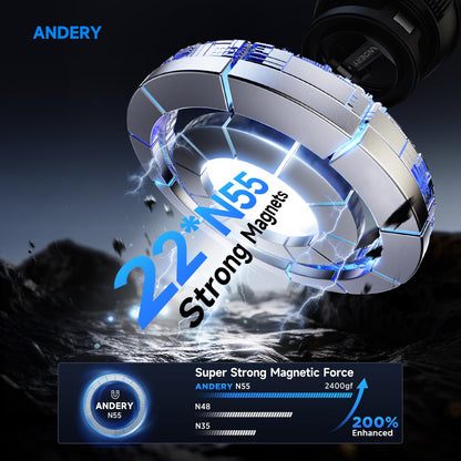 ANDERY Car Phone Holder for Magsafe 360° Adjustable Car Phone Mount