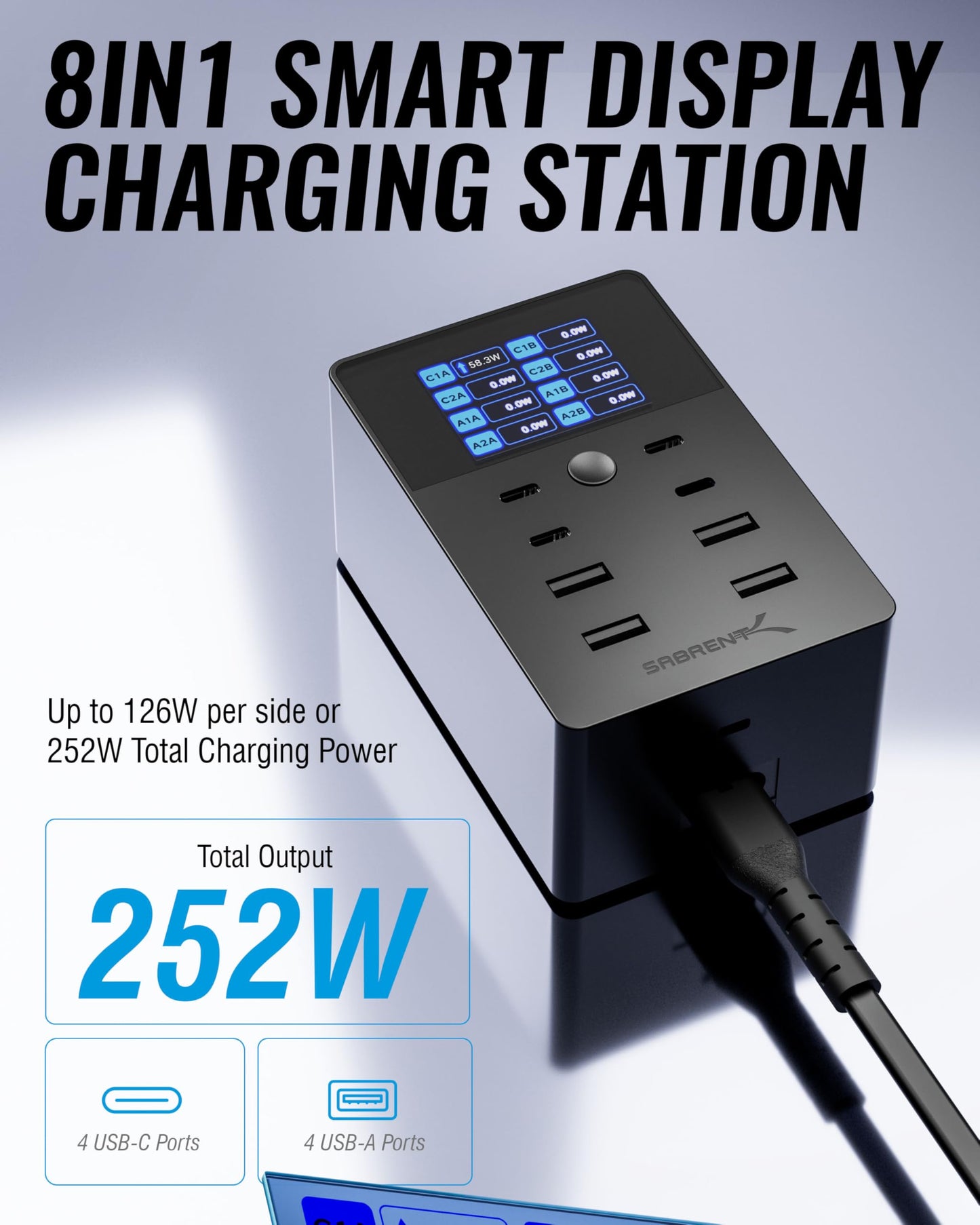 8-Port High Power Charging Station