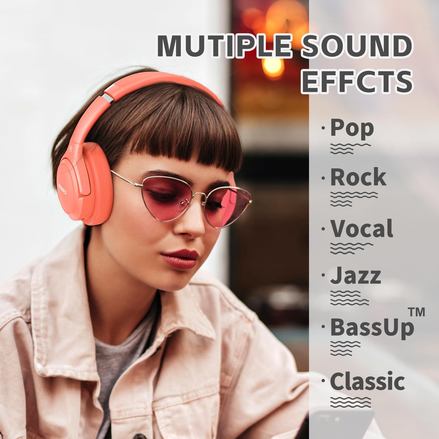 BERIBES Bluetooth Headphones Over Ear