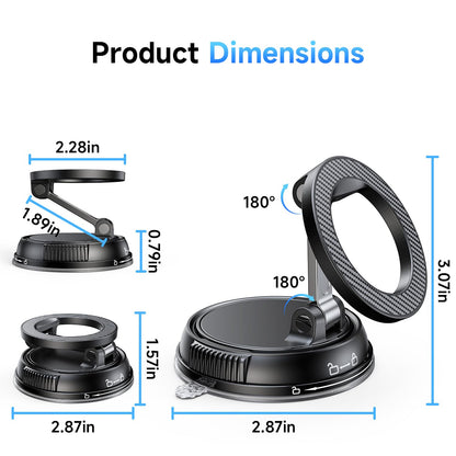 ANDERY Car Phone Holder for Magsafe 360° Adjustable Car Phone Mount