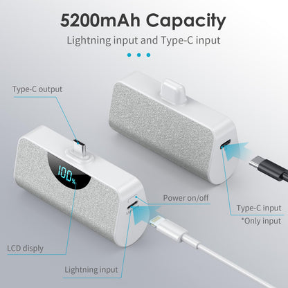 Mini USB-C Portable Charger