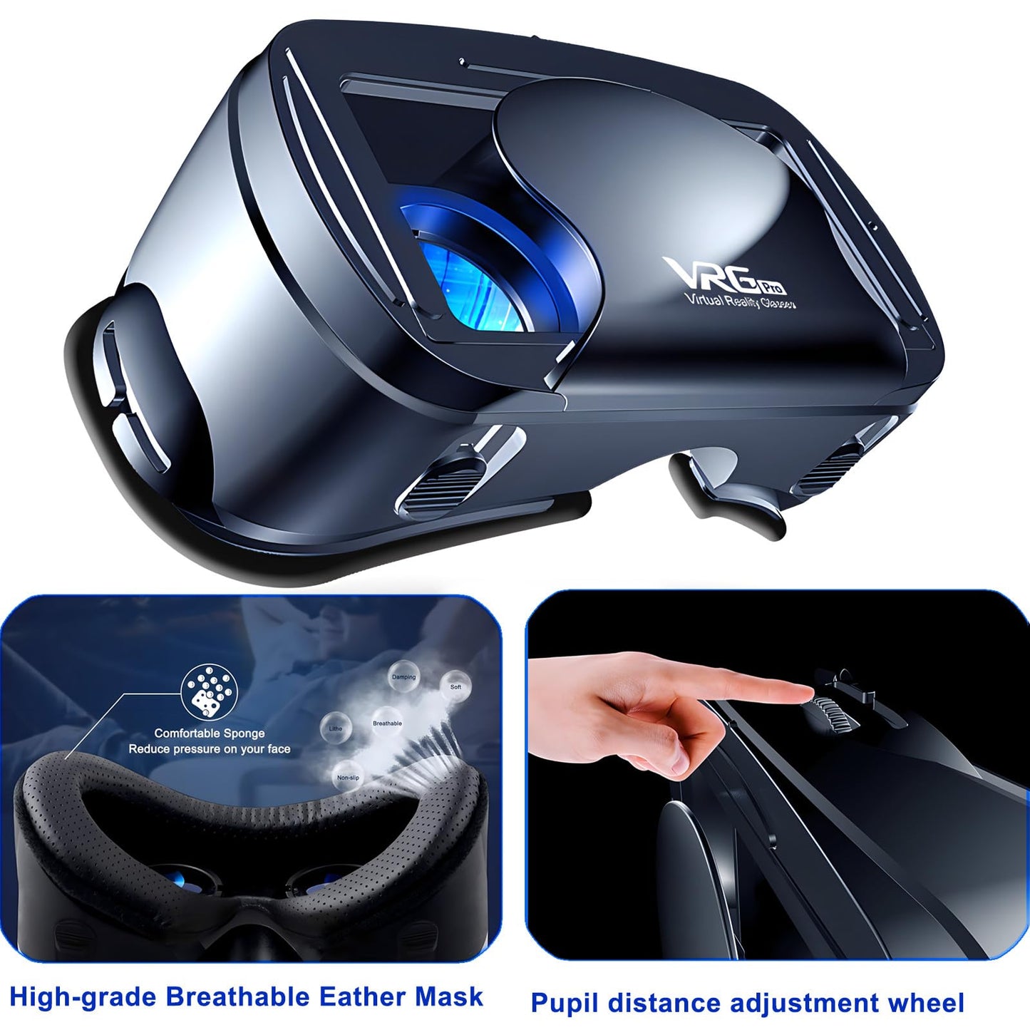 3D VR Headset for Smartphones
