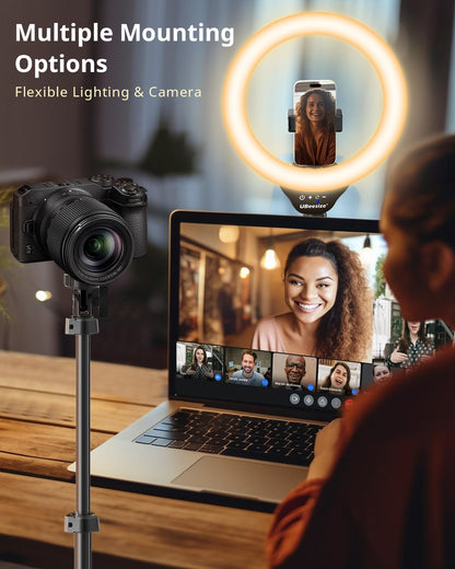 14-Inch Ring Light with Foldable Tripod