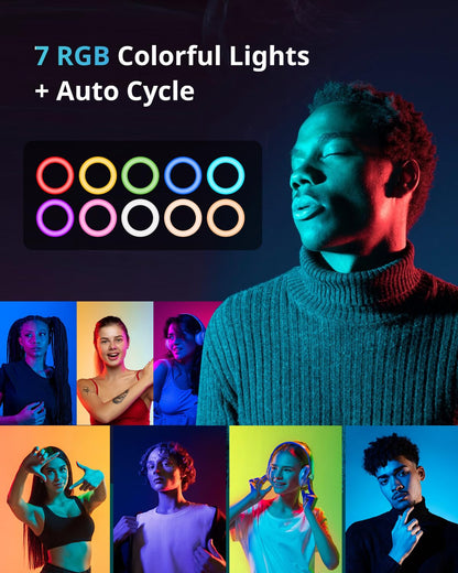14-Inch Ring Light with Foldable Tripod