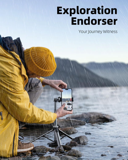 EUCOS 62" Phone Tripod, Tripod for Phone & Selfie Stick with Remote