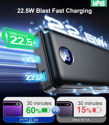 Ultra High-Capacity 60,000mAh Power Bank