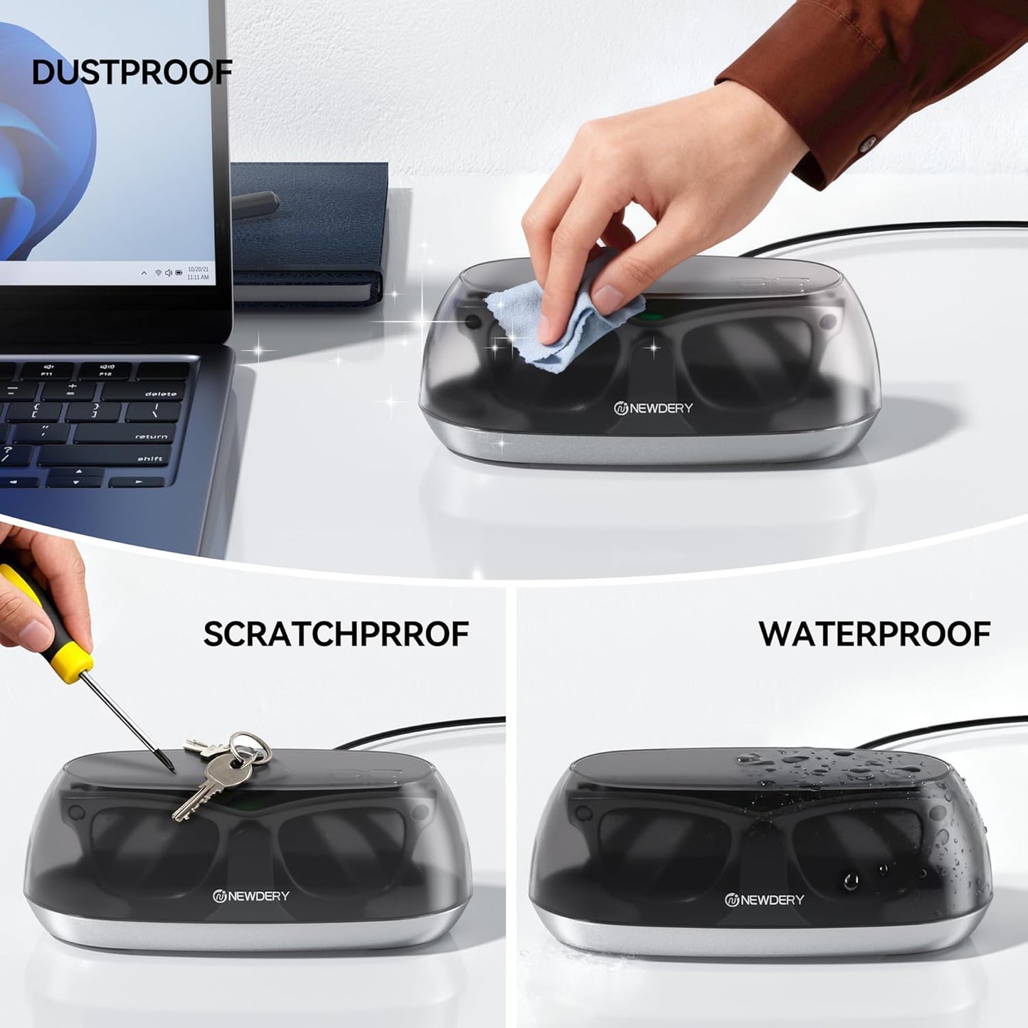 NEWDERY Charger for Smart Glasses