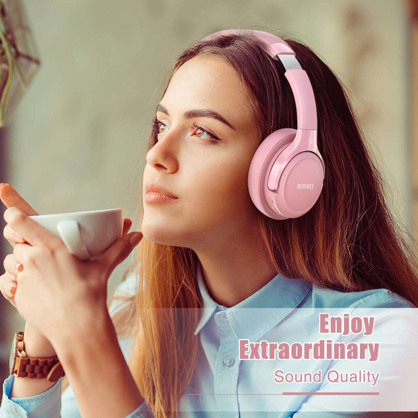 BERIBES Bluetooth Headphones Over Ear