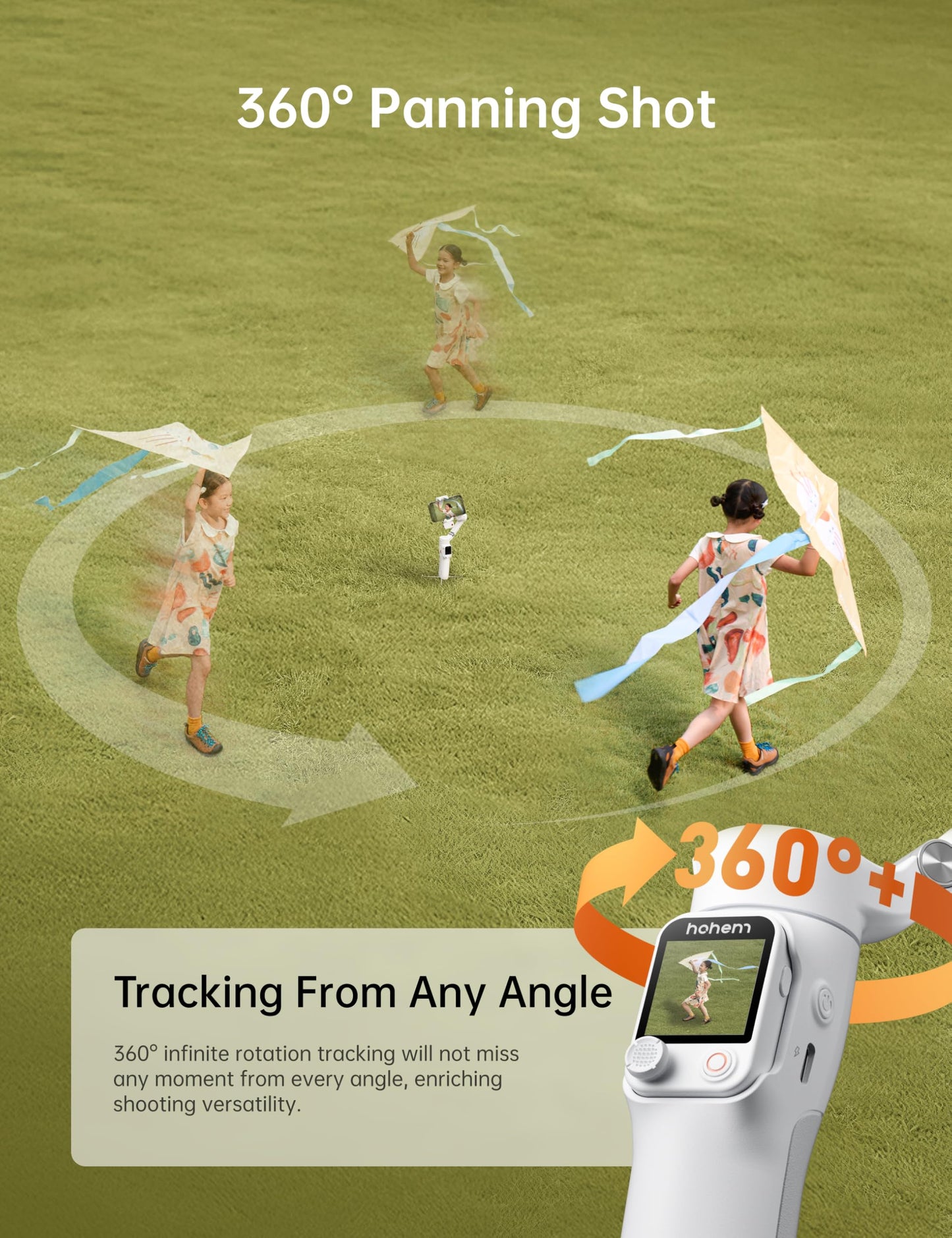 AI Smartphone Gimbal Stabilizer