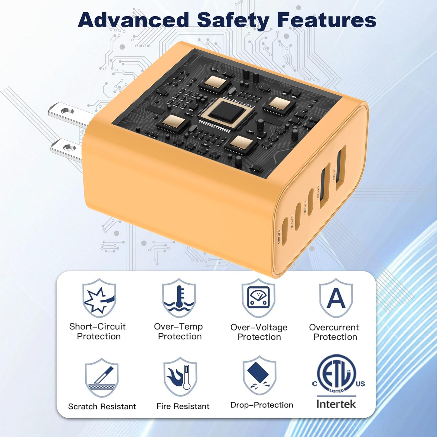 Multi-Port USB Charger Block (5 Ports)