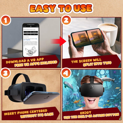 Smartphone VR Headset with Controller