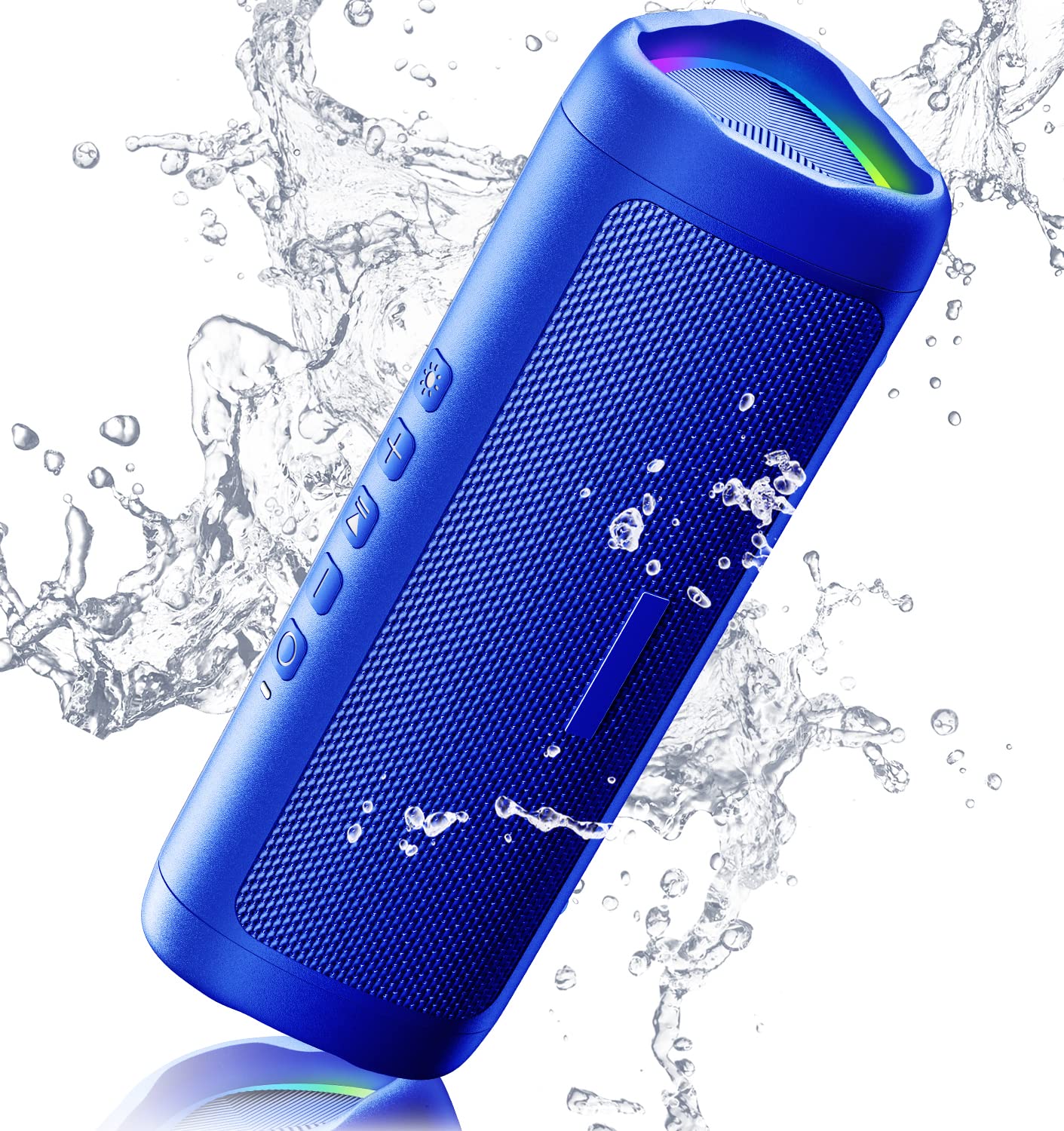 Bluetooth Speaker with HD Sound, Portable Wireless, IPX5 Waterproof