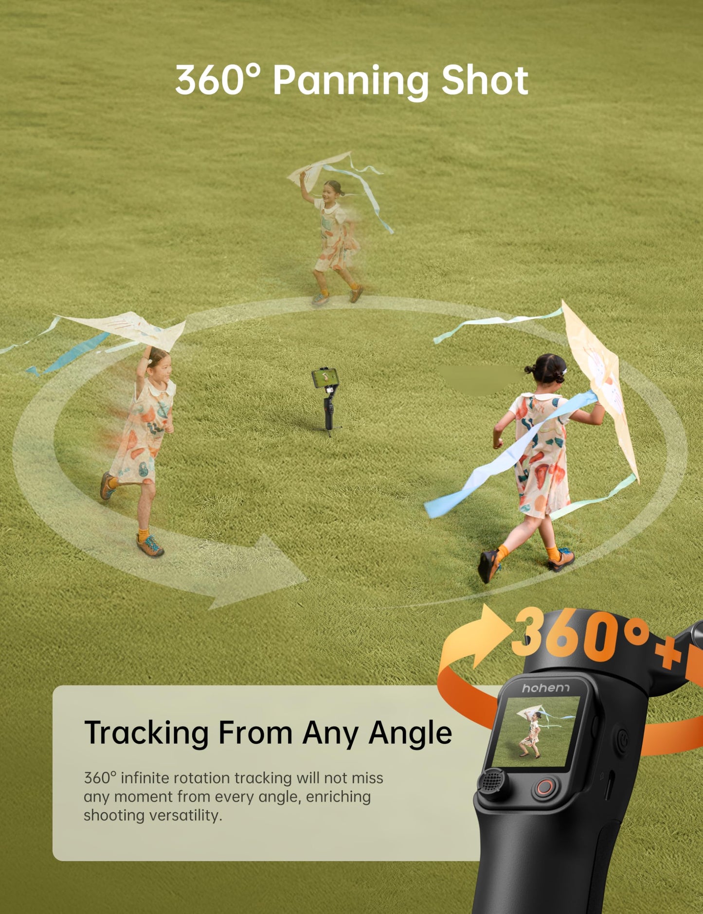 AI Smartphone Gimbal Stabilizer
