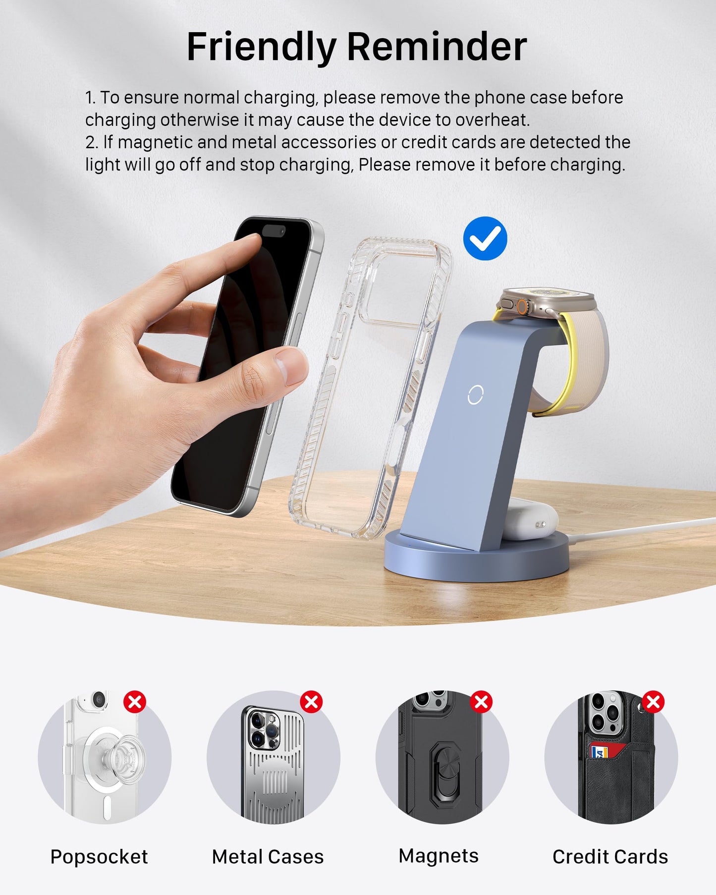Anlmz 3 in 1 Charging Station