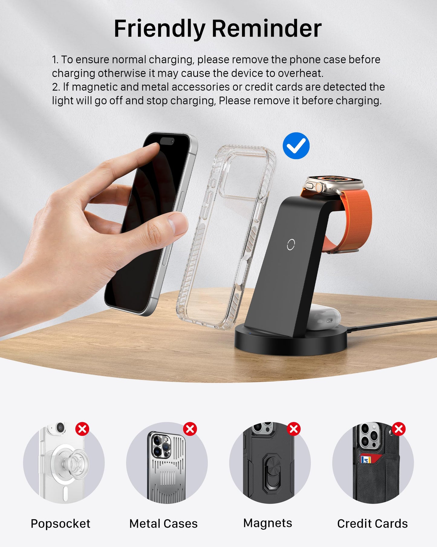 Anlmz 3 in 1 Charging Station