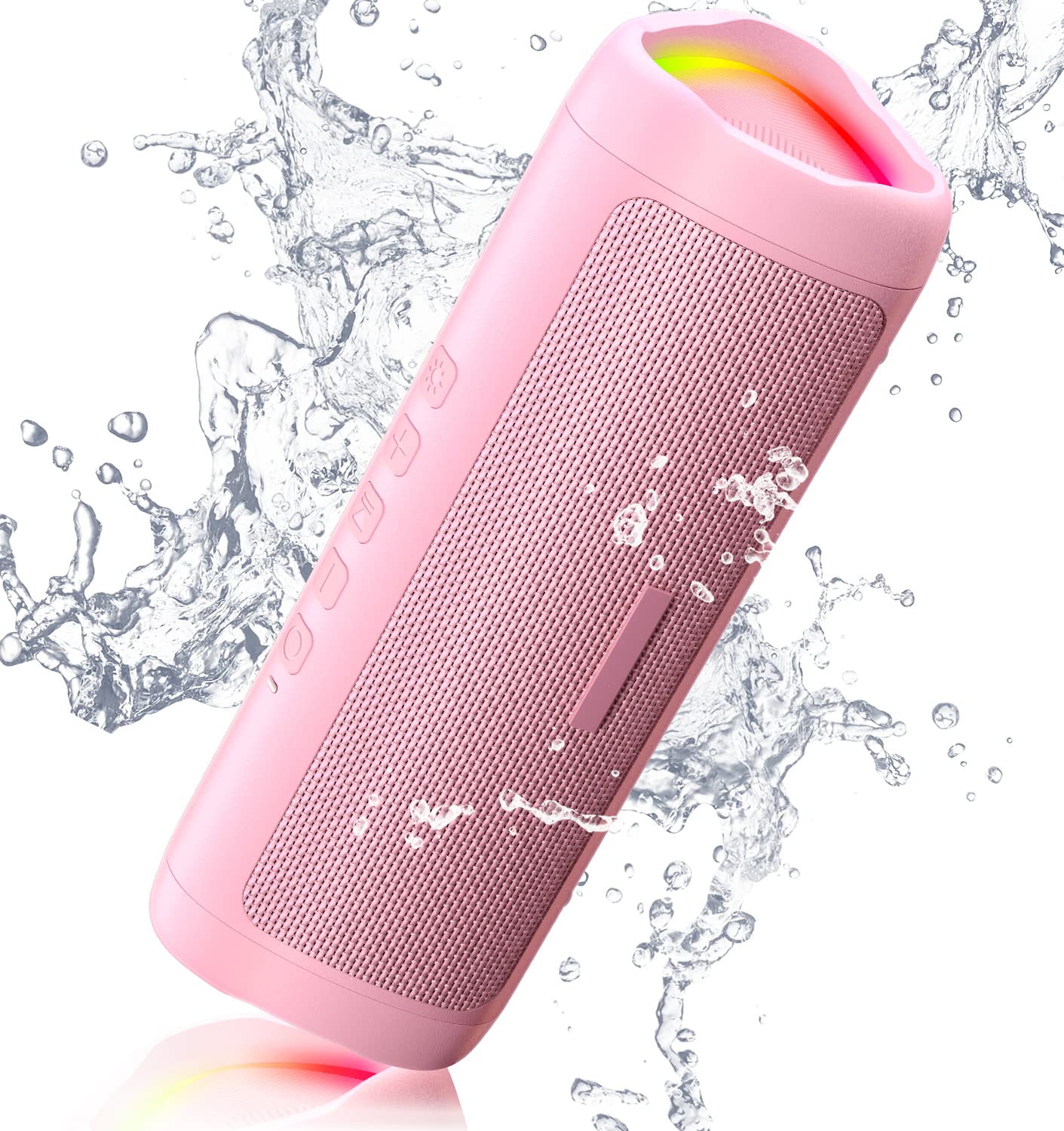 Bluetooth Speaker with HD Sound, Portable Wireless, IPX5 Waterproof