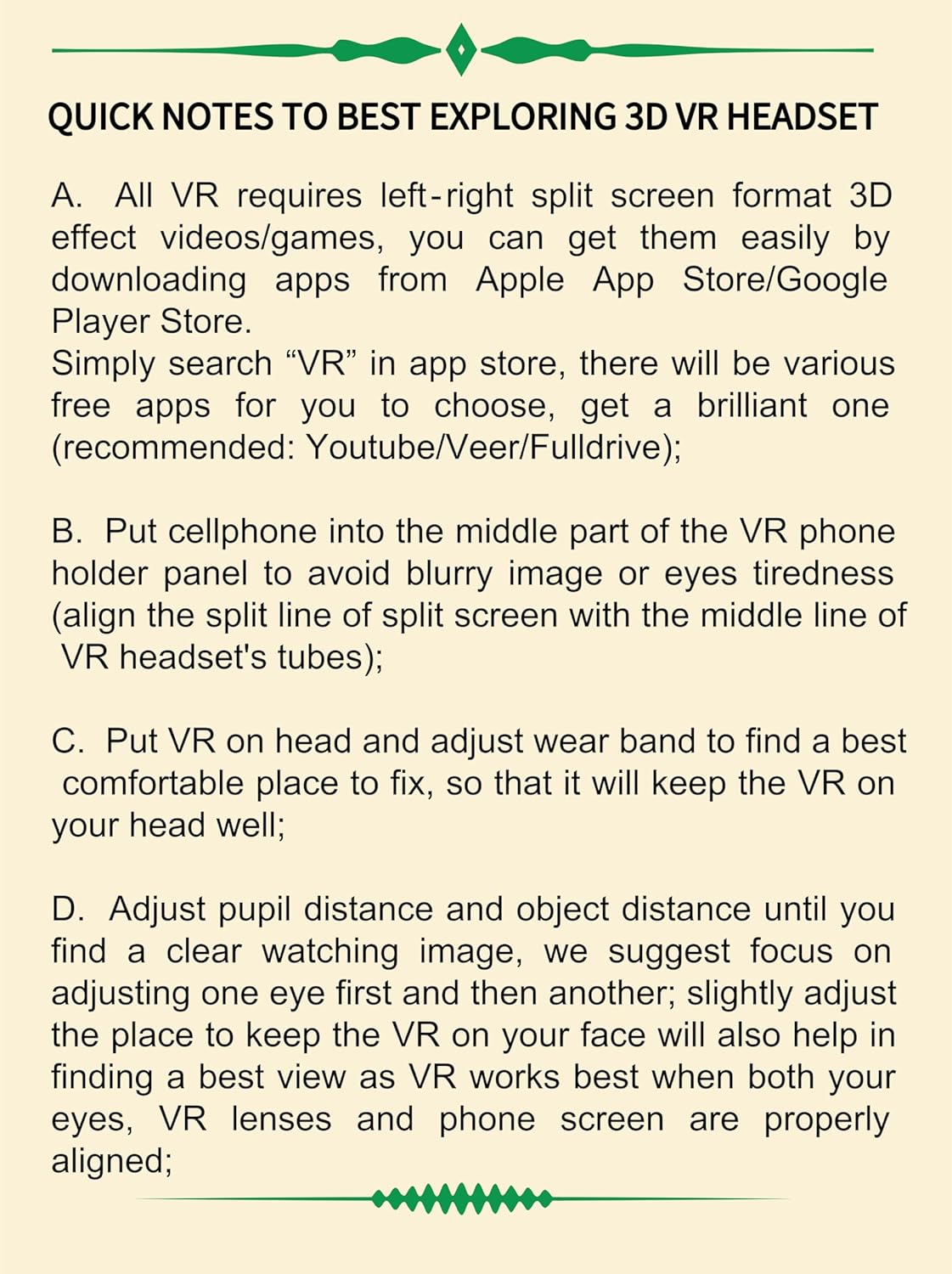 VR Headset for Phone, Virtual Reality Glasses with Headphones