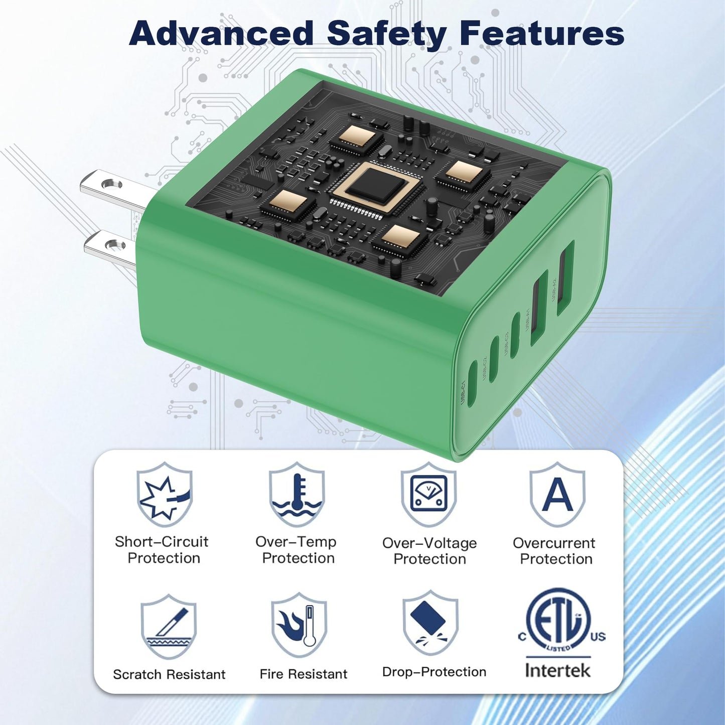 Multi-Port USB Charger Block (5 Ports)