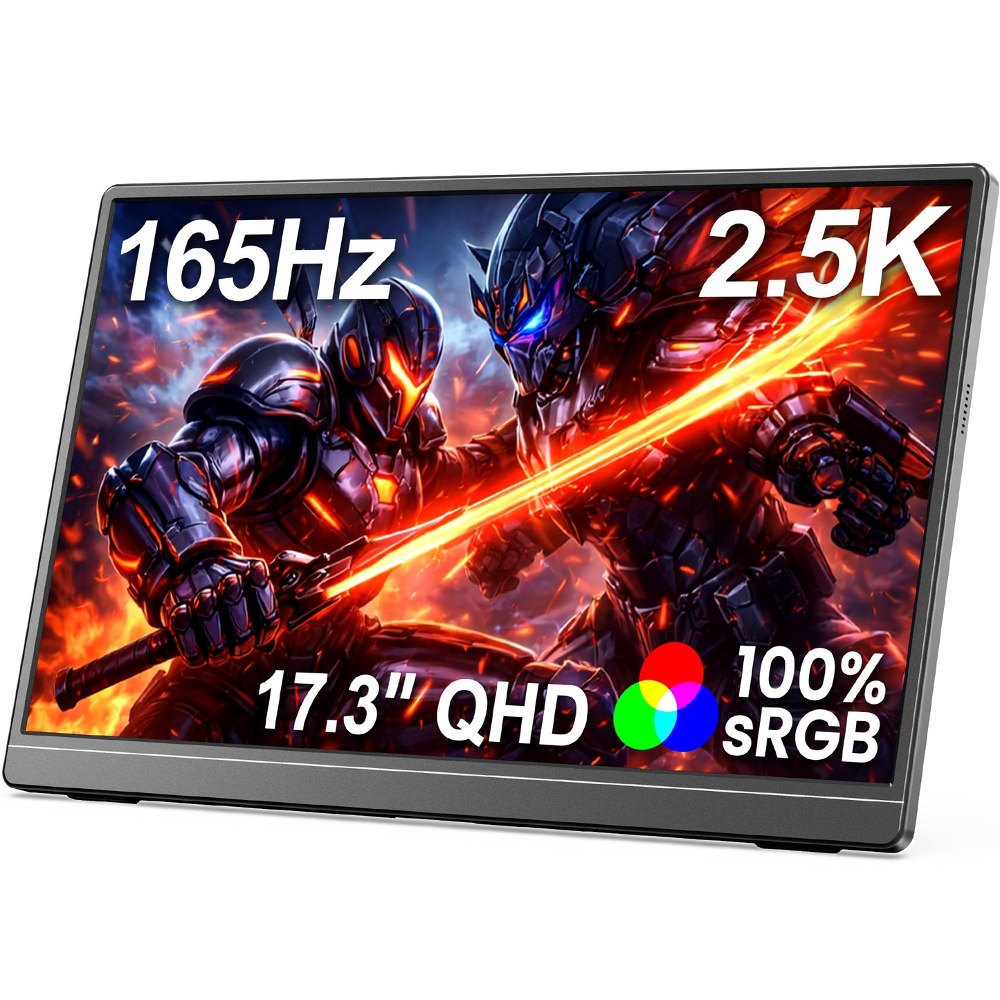 MNN Portable Monitor 15.6inch FHD 1080P USB C HDMI Gaming Ultra-Slim
