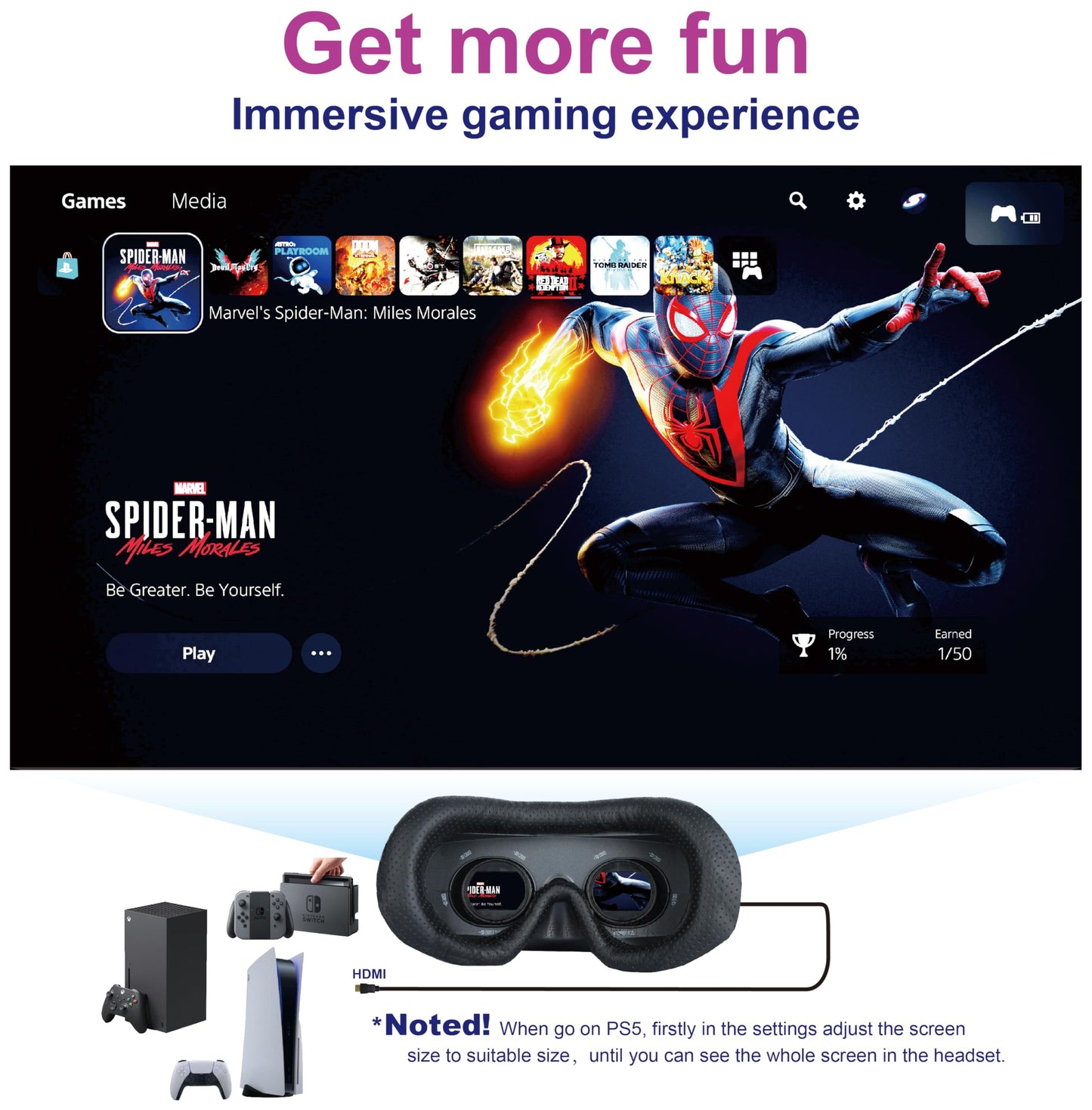Personal Cinema Video Glasses