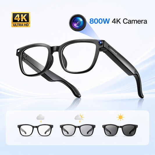 AI Smart Camera Glasses with AR Navigation, Real-Time Translation