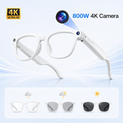 AI Smart Camera Glasses with AR Navigation, Real-Time Translation
